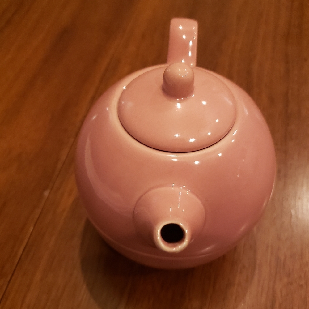 Dusty Pink/Mauve Teapot & Teacup in 1 - Picture 2 of 9